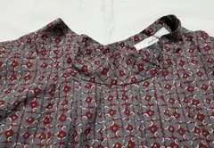 【極美品】amherst（アムハースト）リバティ　花柄　スタンドカラーブラウス