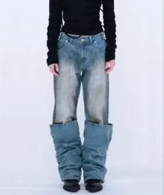 MLVINCE SASHIKO FLARE JEANフレアデニム 34 - メルカリ