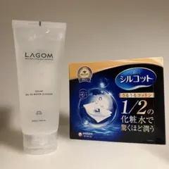 LAGOM ジェル洗顔料 ＆ シルコット うるうるコットン セットのサムネイル