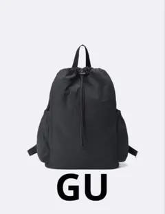 値下げ　GU★ソフトナイロンバックパック ブラック★新品のサムネイル