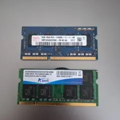 elixir ノートPC用メモリ 4GB 2枚セット 計8GB - メルカリ