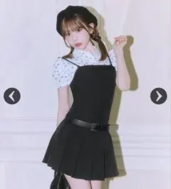ミシェルマカロン michellMacaron シャツセットキャミワンピース