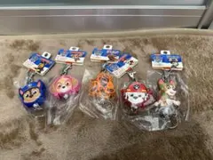 パウパトロール　ラバーリールキーホルダー　セット