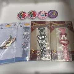 ディズニー　刺繍缶バッジ　ファンタジア　くまのプーさん　まとめ売り