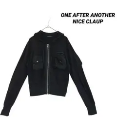 ワンアフターアナザー/ナイスクラップ/クロップドパーカー/薄手ニット/アウター