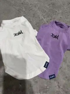 X-girl 犬服 Tシャツ 2点セット 試着のみのサムネイル