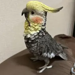 バーディビル オカメインコ リアル 置き物 インテリア フィギュア