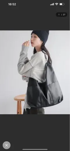 おたばさん様専用LOWRYS FARM ヤワラカルイ5ポケトートBAG ブラック