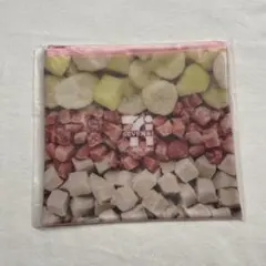 セブンイレブン ハッピーくじ Ｇ賞 フラットポーチ うすピンク