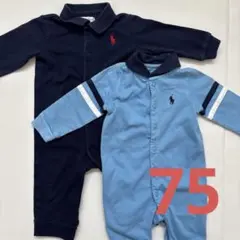 【2枚セット】ラルフローレン ロンパース 長袖