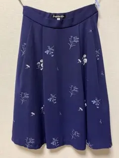 STRAWBERRY-FIELDS 刺繍入りフレアスカート サイズ2