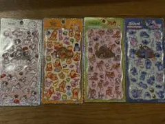 プチドロップステッカー　ディズニー　4枚セット