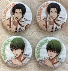 【缶バッチ】一番くじ　黒子のバスケ　I賞　緑間&高尾　２個セット