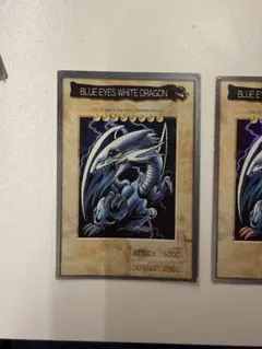 2枚セット遊戯王　青眼の白竜　初期　バンダイ版　英語版　英ブル