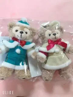 【新品タグ付き】クリスマス2014ぬいぐるみバッジ