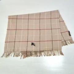 BURBERRY ベージュ チェック柄 ひざ掛け　ブランケット　ストール