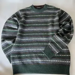 Kinloch Anderson ストライプニット L