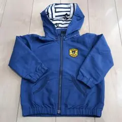 DOUBLE.B フード付きパーカー 100cm ネイビー