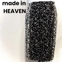 made in HEAVEN ウール ツイード タイトスカート 日本製 846のサムネイル
