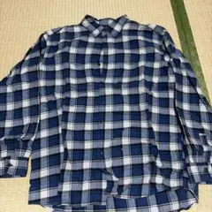 メンズ チェック柄 長袖シャツ