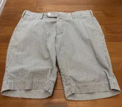 UNITED ARROWS シアサッカー ショートパンツ ストライプ Mのサムネイル