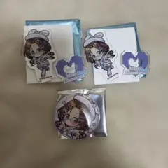 アイカツ！ 凛＆天羽まどか 缶バッジ チーズソフトクッキー イオン限定