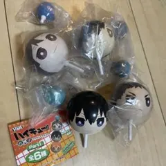 ハイキュー　お団子フィギュアマスコット　黒尾鉄朗　影山飛雄　及川徹　岩泉一
