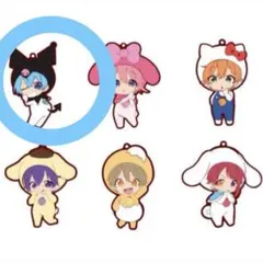 すとぷり ころんくん サンリオコラボラバーキーホルダー