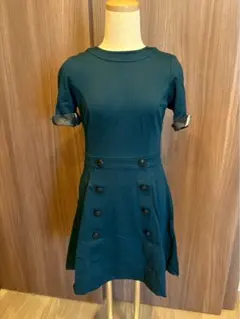 【BLUE LABEL CRESTBRIDGE 】ダークグリーンワンピース