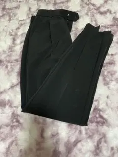 GUブラック スラックス センタープレス入り