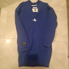 adidas 青 ジップアップ 長袖ワンピース　レア　希少　完売品