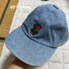 49〜51cm ボリス　デニム　帽子　キャップ