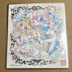 プリキュア 色紙ART キュアサマー&キュアラメール 箔押し - メルカリ