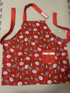 かっぱえびせん キッズエプロン 110cm
