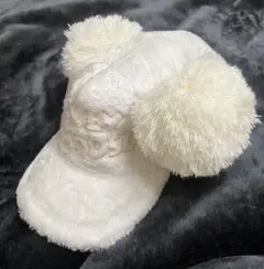 ディズニー白いミッキーマウス帽子