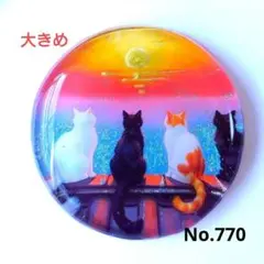 レジン 猫 ヘアゴム ブローチ ポニーフック No.806 - メルカリ