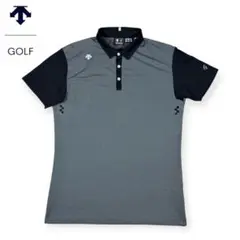 極美品 DESCENTE GOLF デサント ゴルフ ポロシャツ ストレッチのサムネイル