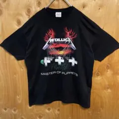 メタリカ バンT バンド マスターオブパペッツ ヘヴィメタ Tシャツ 半袖 古着