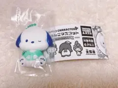 サンリオキャラクターズ　ぺたんこマスコット　ポチャッコ　カプセルトイ　ガチャ