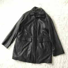 ハンフリーボガードリアルレザー　ダブルネックMジャケットビンテージ