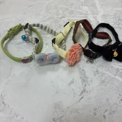 猫用首輪　セット　まとめ売り　5個のサムネイル