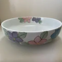清秀 鉢 ボウル 花柄 磁器
