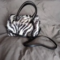 極美品 銀座かねまつ ハンドバッグ ショルダーバッグ 2Way レザー シボ