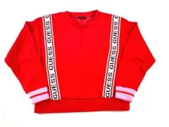 guess トレーナー赤