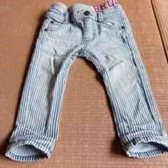 BREEZE ブリーズ ヒッコリー ストライプ パンツ デニム 90 男の子
