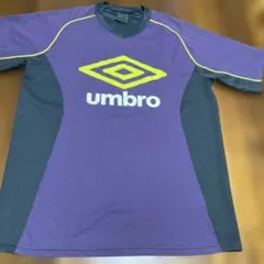 美品umbro 紫黒 ラグラン袖 TシャツLサイズ