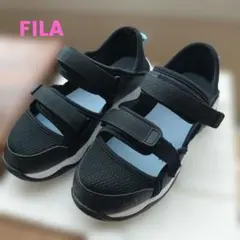 FILA スポーツサンダル ブラック　ストラップ付きのサムネイル