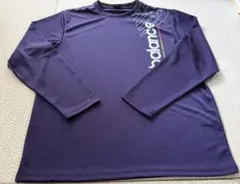 ニューバランス　ロンT XL パープル　紫　長袖　Tシャツのサムネイル