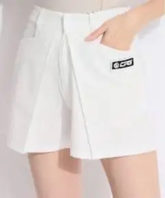最終値下げ★未使用品！！"CPGGOLF"ホワイトショーパンのサムネイル