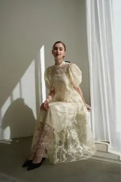 【新品未開封】Acka lace flare dress (size 1)